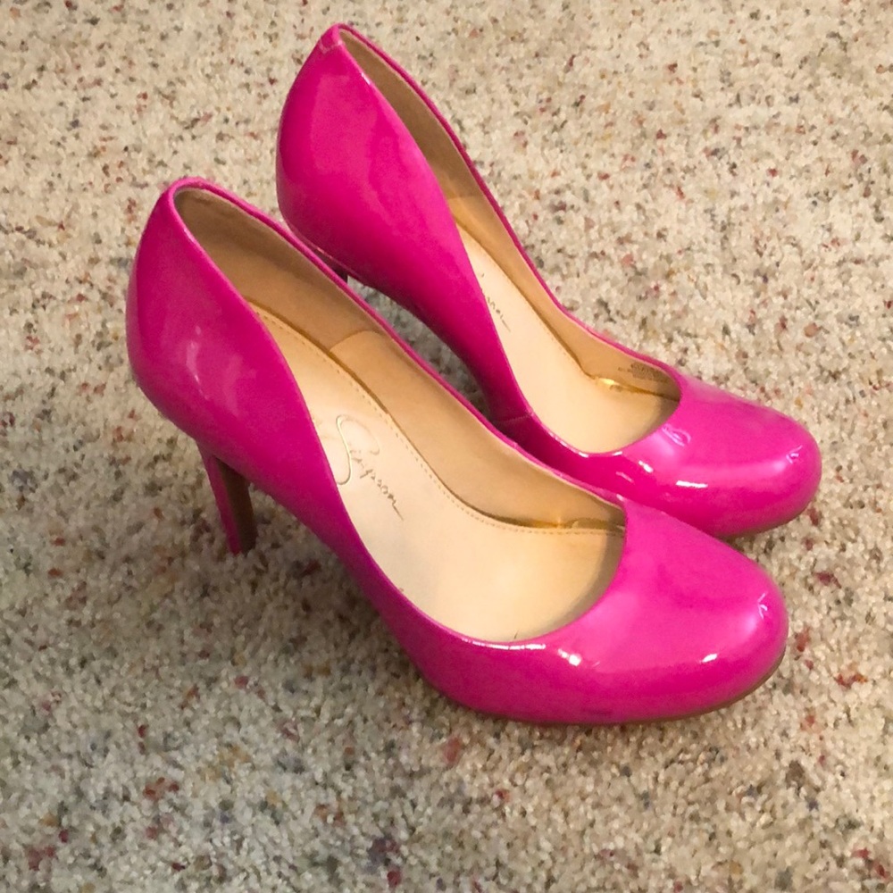 Hot pink Jessica Simpson heels